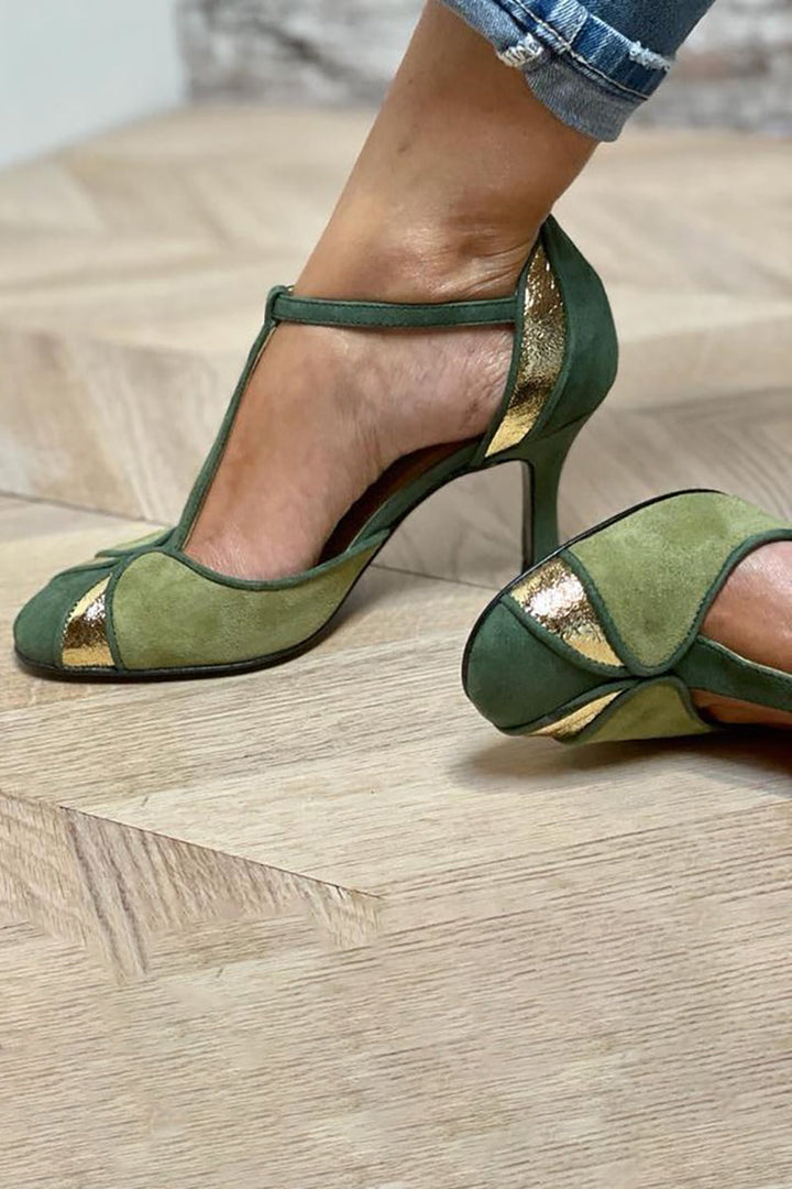 Ismara | Women’s Heels with T-Bar Strap Elegant Feature