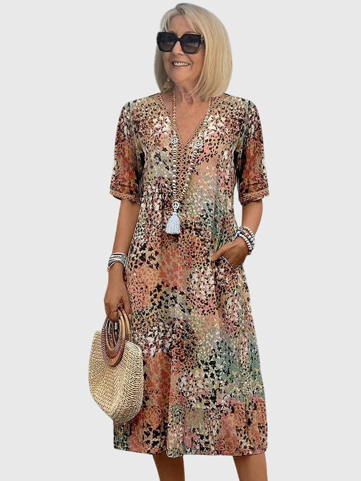 Tahlia | Women’s Printed Day Dress in an Easy Daily Attire