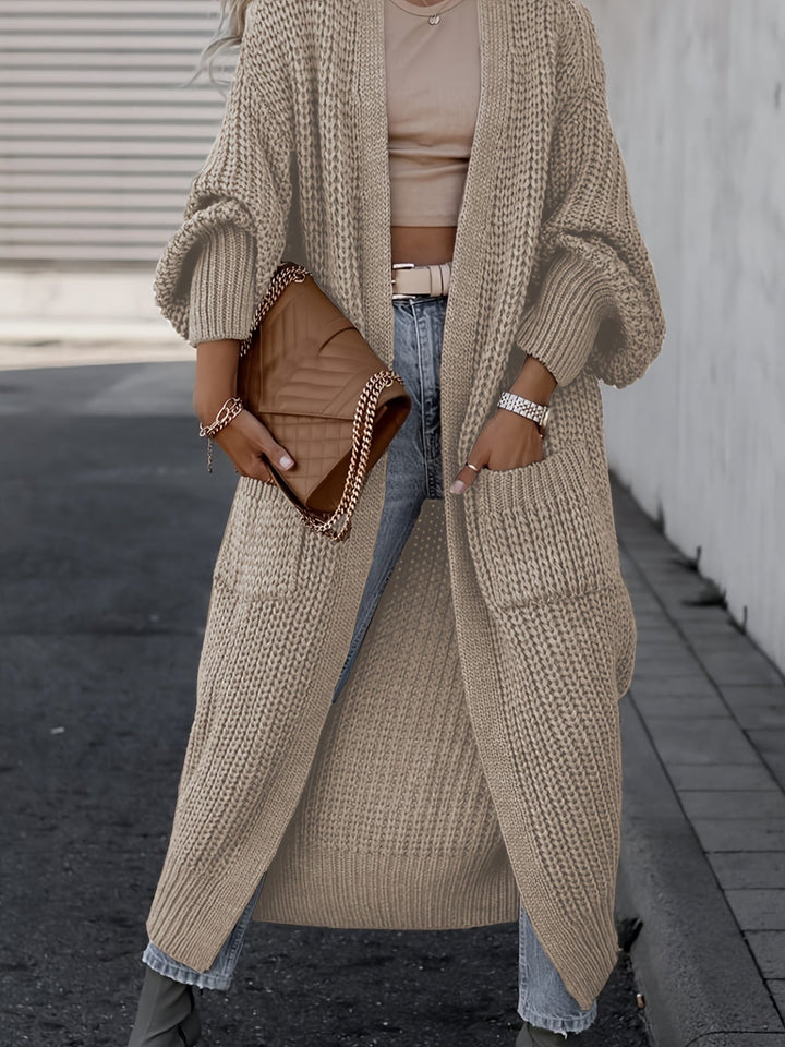 Layla™ - Elegant Deep V-Neck Long Sleeve Cardigan