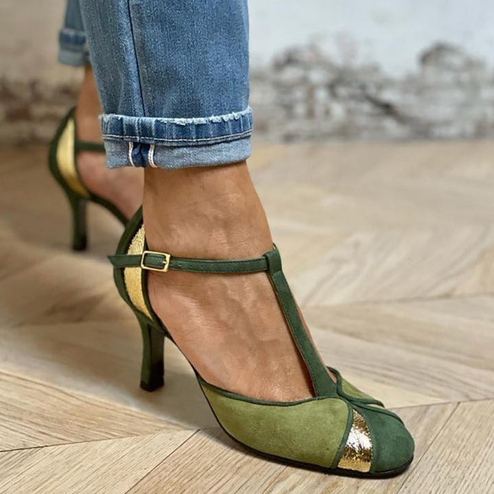 Ismara | Women’s Heels with T-Bar Strap Elegant Feature
