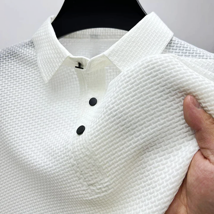 Nerion | Men’s Polo Shirt featuring a Textured Finish