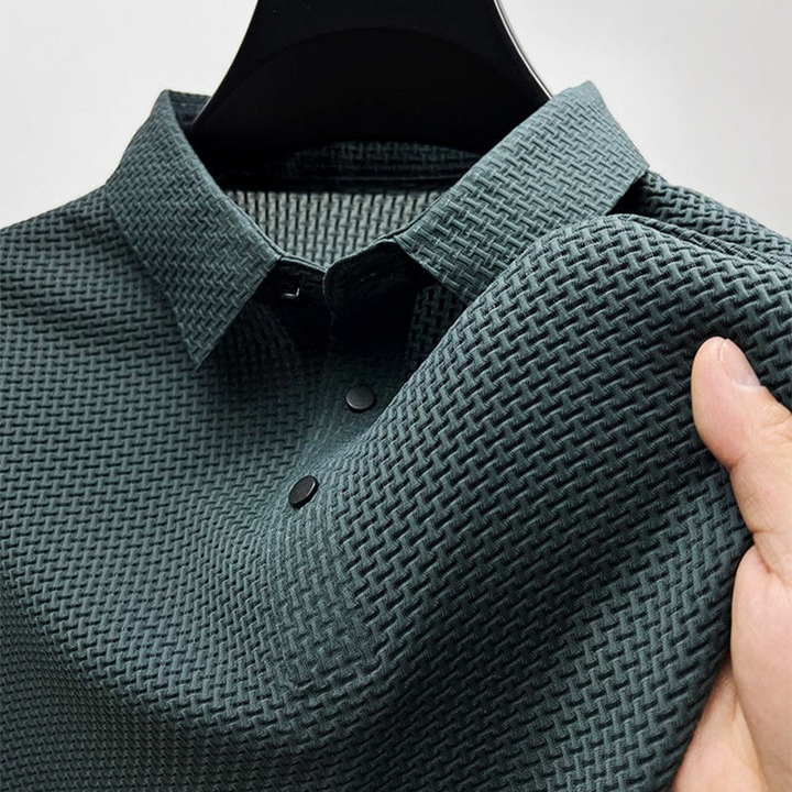 Nerion | Men’s Polo Shirt featuring a Textured Finish