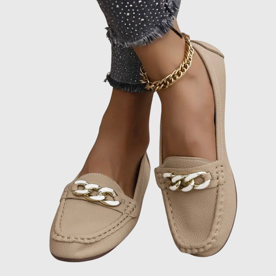 Arissa | Women’s Loafers with Chain Embellishment