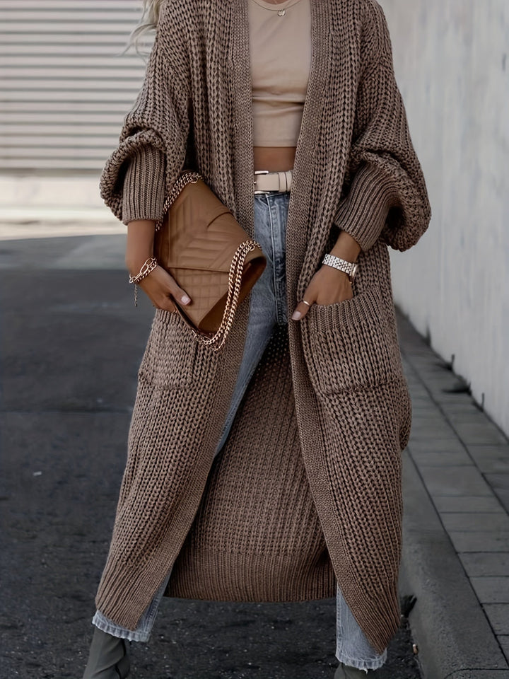 Layla™ - Elegant Deep V-Neck Long Sleeve Cardigan