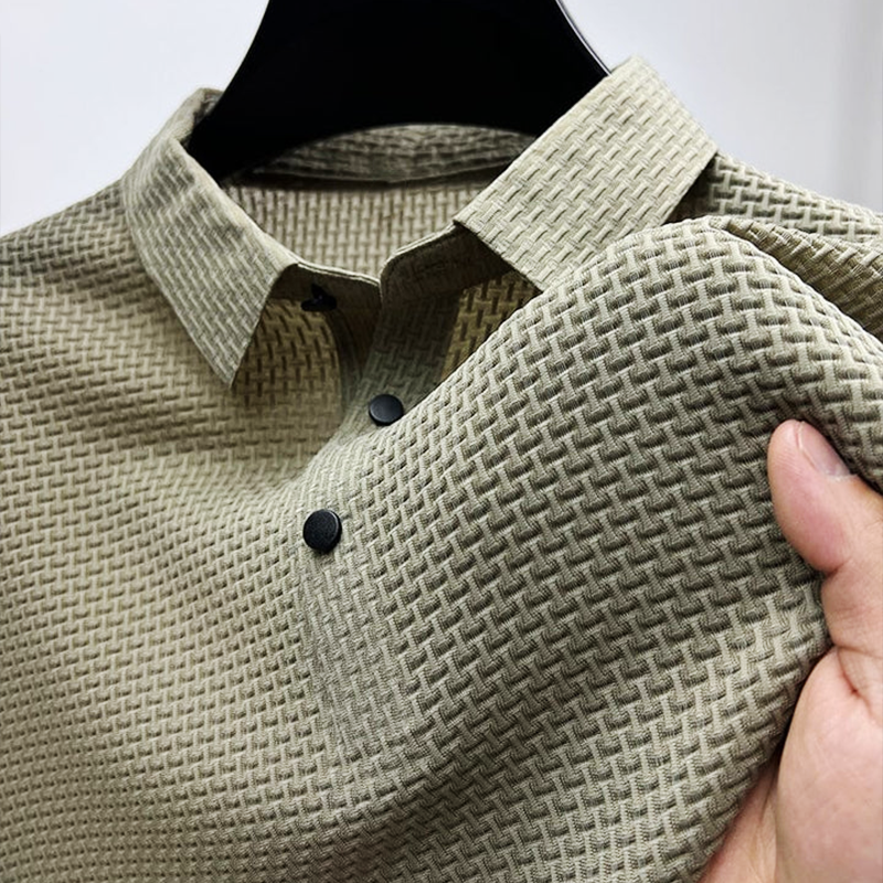Nerion | Men’s Polo Shirt featuring a Textured Finish
