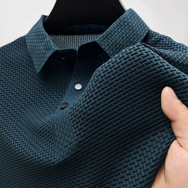 Nerion | Men’s Polo Shirt featuring a Textured Finish