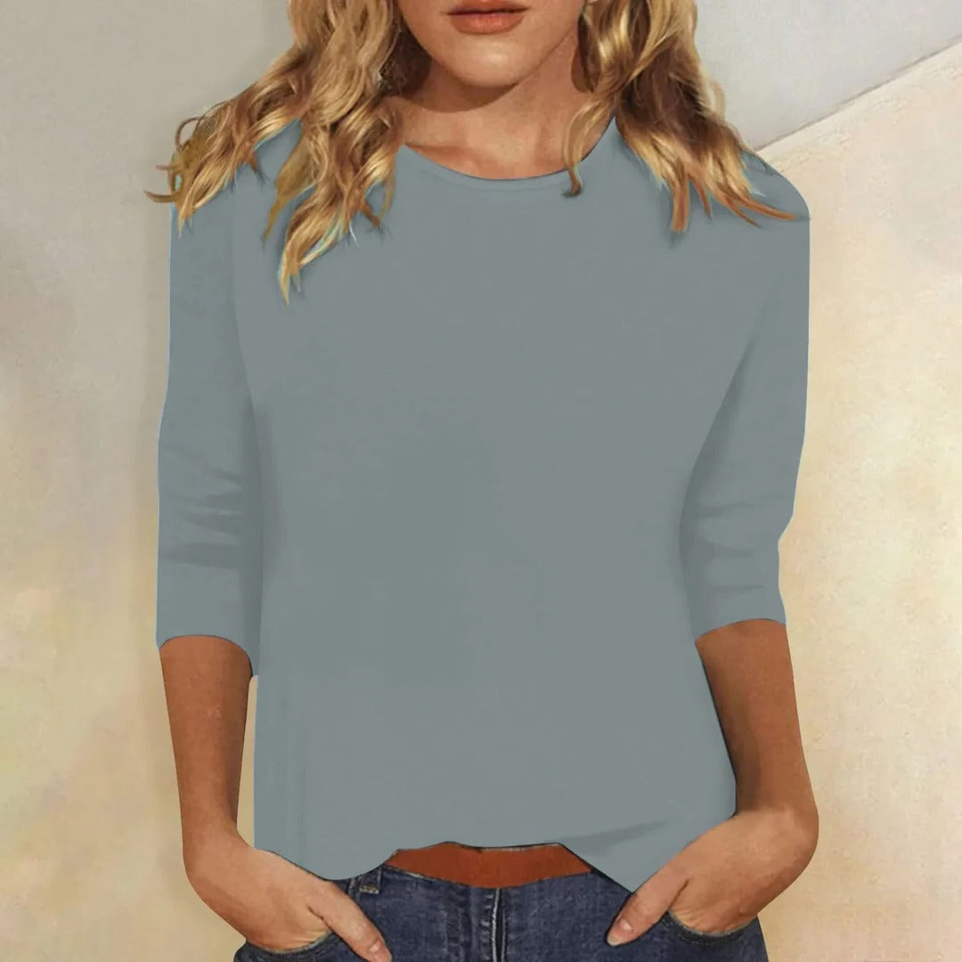 Mara | Women’s Cropped Top featuring a Dipped Front Hem