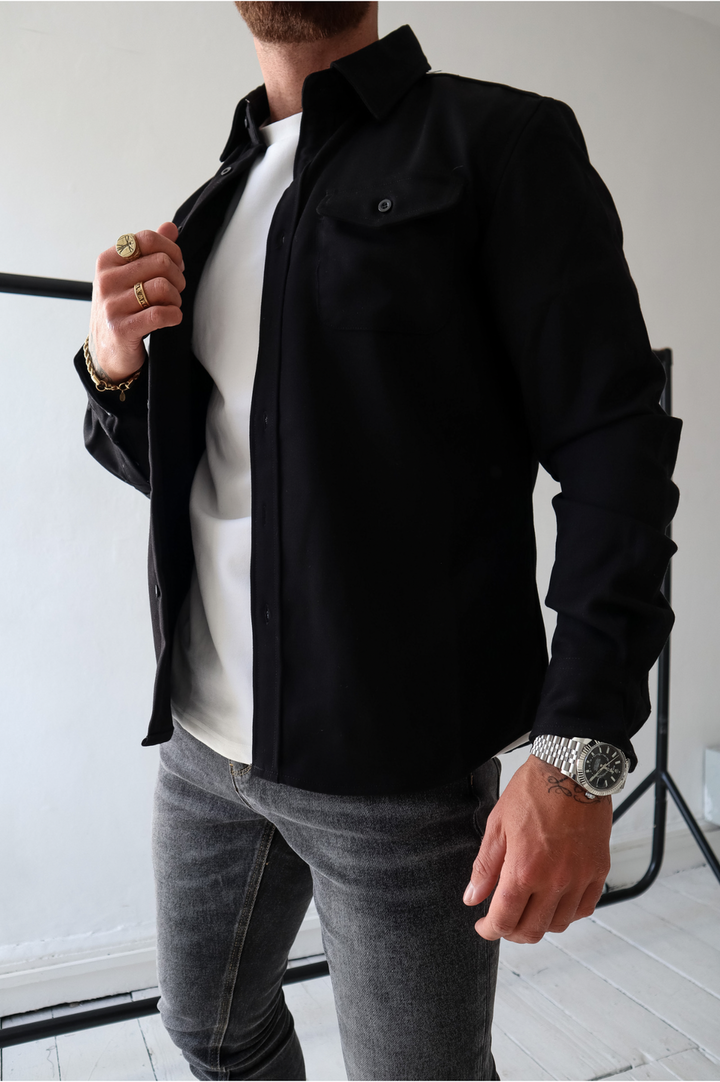 Callum | Men’s Shirt Jacket with Chest Pockets