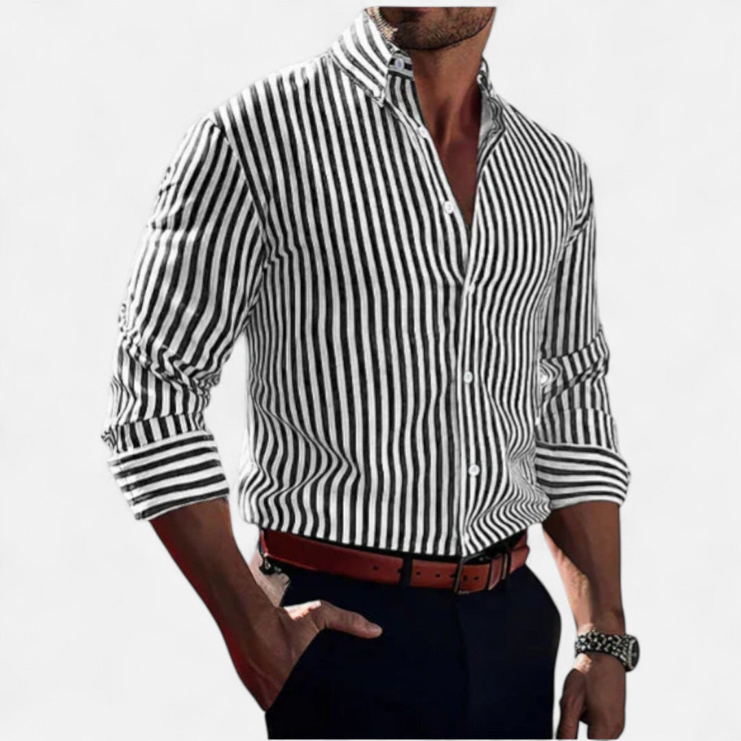 Bastian | Men’s Striped Shirt for Smart Casual Wear