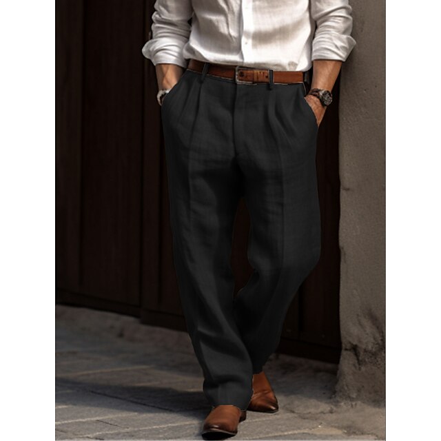 Tavian | Men’s Pleated Trousers in a Relaxed Tailored Style