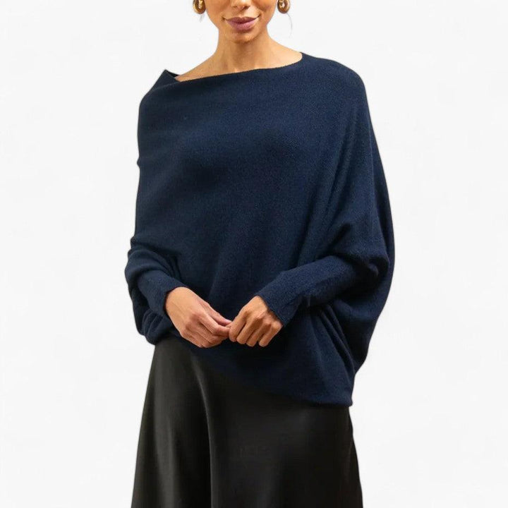 Elviana | Women’s Off-Shoulder Jumper for Relaxed Daily Outfit