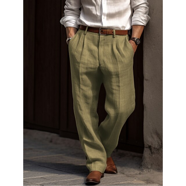 Tavian | Men’s Pleated Trousers in a Relaxed Tailored Style