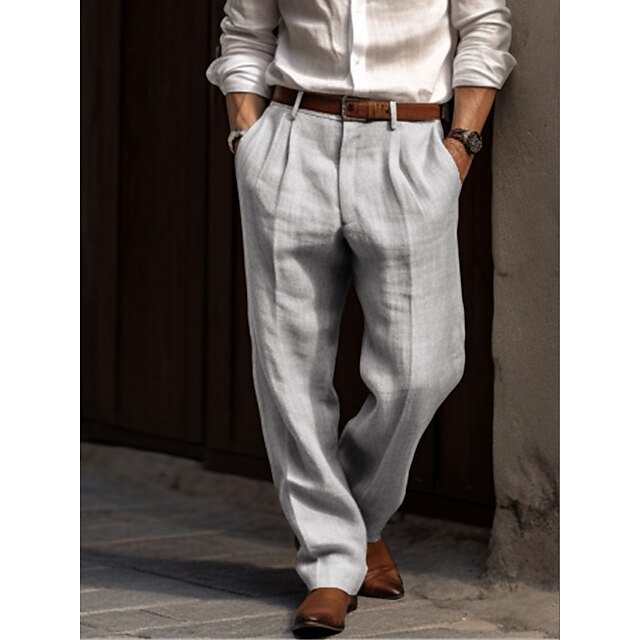 Tavian | Men’s Pleated Trousers in a Relaxed Tailored Style