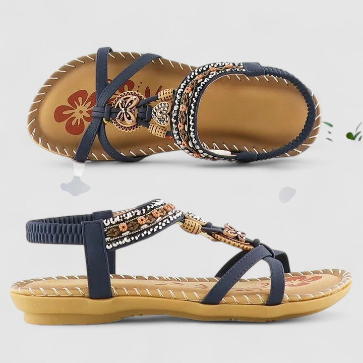 Rosalyn | Women’s Boho Sandals featuring Decorative Slings