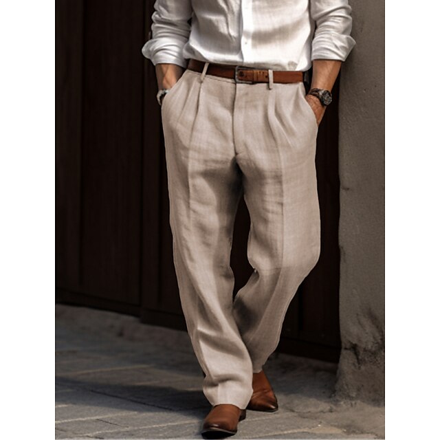 Tavian | Men’s Pleated Trousers in a Relaxed Tailored Style