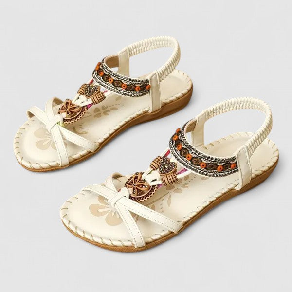 Rosalyn | Women’s Boho Sandals featuring Decorative Slings