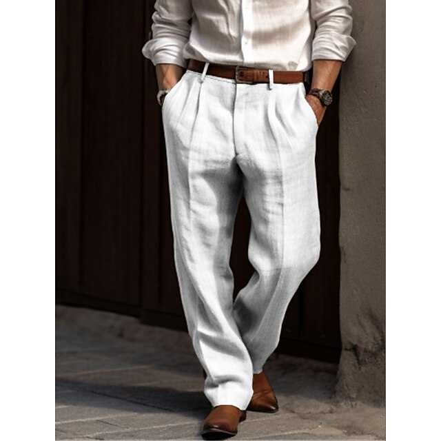 Tavian | Men’s Pleated Trousers in a Relaxed Tailored Style
